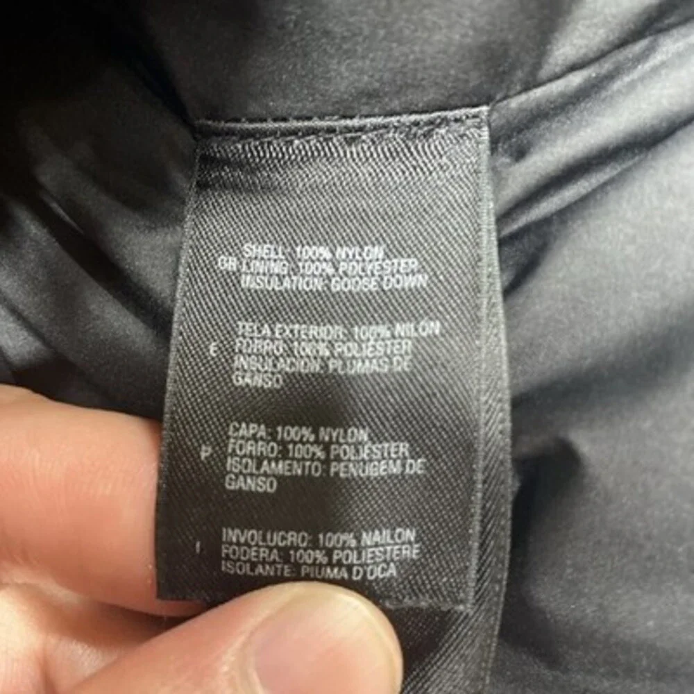 The North Face 550 Down Fill Puffer Vest - Black Men's Size Medium
